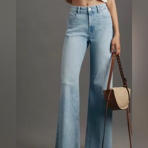 NWOT PAIGE Anessa 31 High Rise Wide Leg Jeans